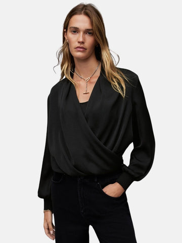 AllSaints ženska bluza dolg rokav